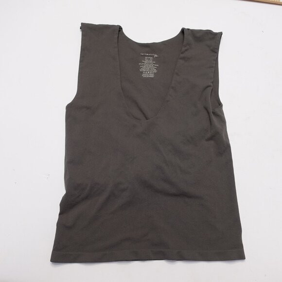 Free People Intimately deep scoop neck Top women Dark grey color size XS S New - Picture 1 of 6